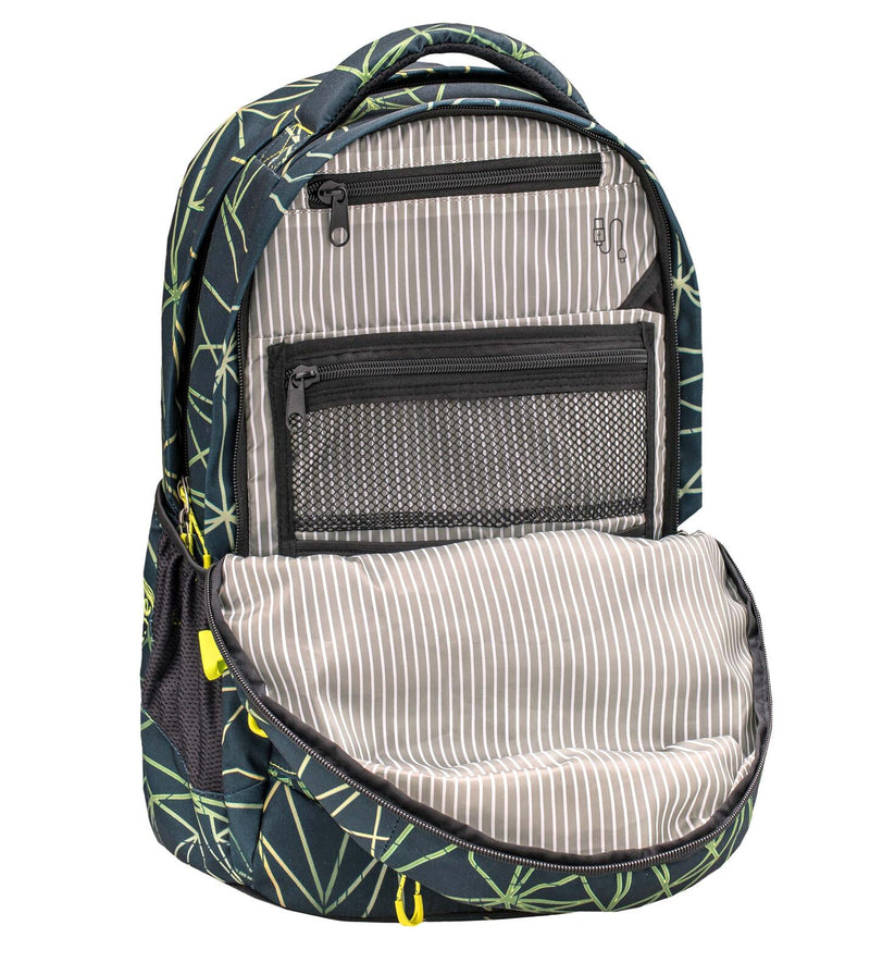 BELMIL® Schulrucksack Infinity Stripes Green grün/hellgrün bis 39,1 cm (15,4 Zoll)