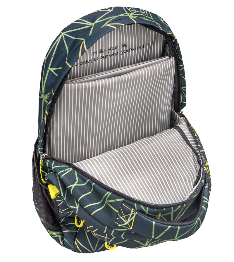 BELMIL® Schulrucksack Infinity Stripes Green grün/hellgrün bis 39,1 cm (15,4 Zoll)