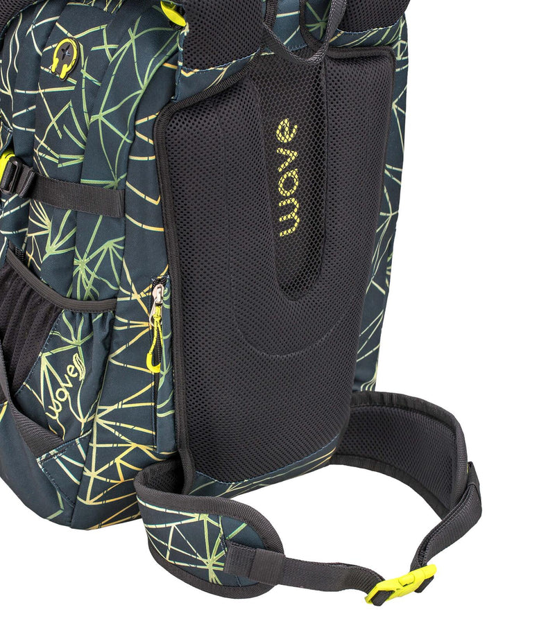 BELMIL® Schulrucksack Infinity Stripes Green grün/hellgrün bis 39,1 cm (15,4 Zoll)