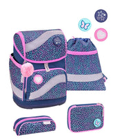 BELMIL® Schulranzen-Set Smarty Amazing Polka 29,0 x 21,0 x 40,0 cm blau 20 l