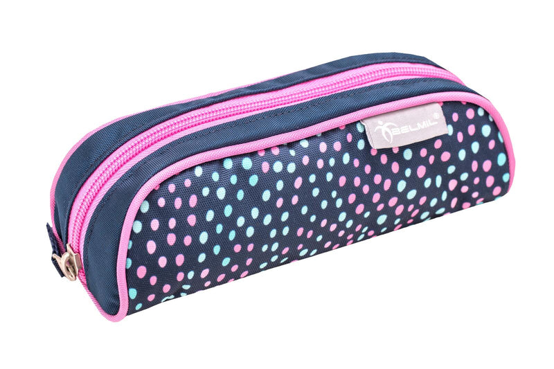 BELMIL® Schulranzen-Set Smarty Amazing Polka 29,0 x 21,0 x 40,0 cm blau 20 l