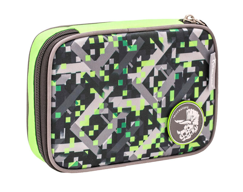 BELMIL® Schulranzen-Set Smarty Dinosaurs Neon 29,0 x 21,0 x 40,0 cm grün 20 l