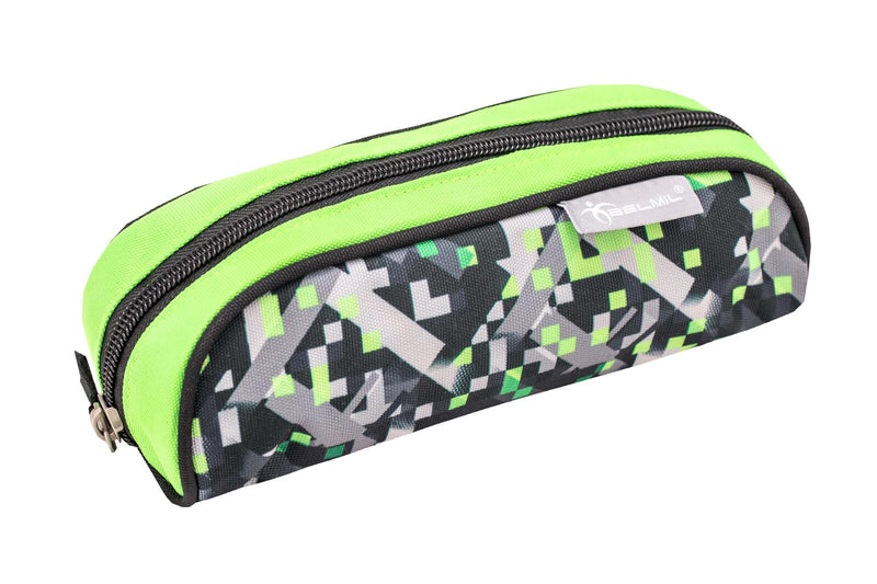 BELMIL® Schulranzen-Set Smarty Dinosaurs Neon 29,0 x 21,0 x 40,0 cm grün 20 l