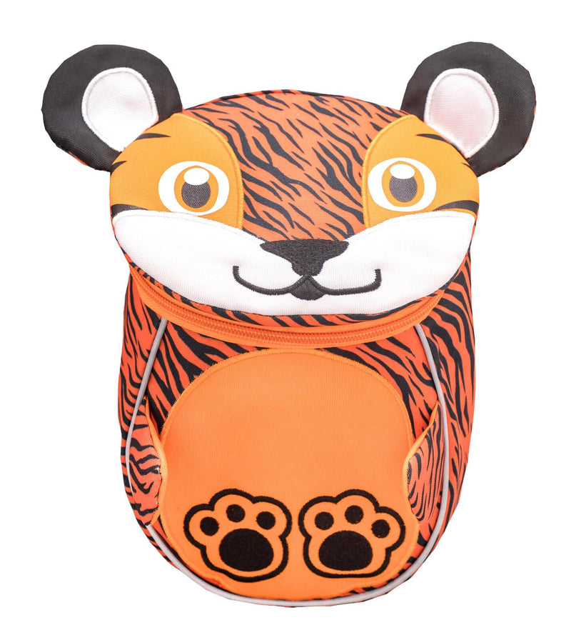 BELMIL® Kindergartenrucksack Mini Animals Tiger 18,0 x 11,0 x 25,0 cm orange/schwarz 4,0 l