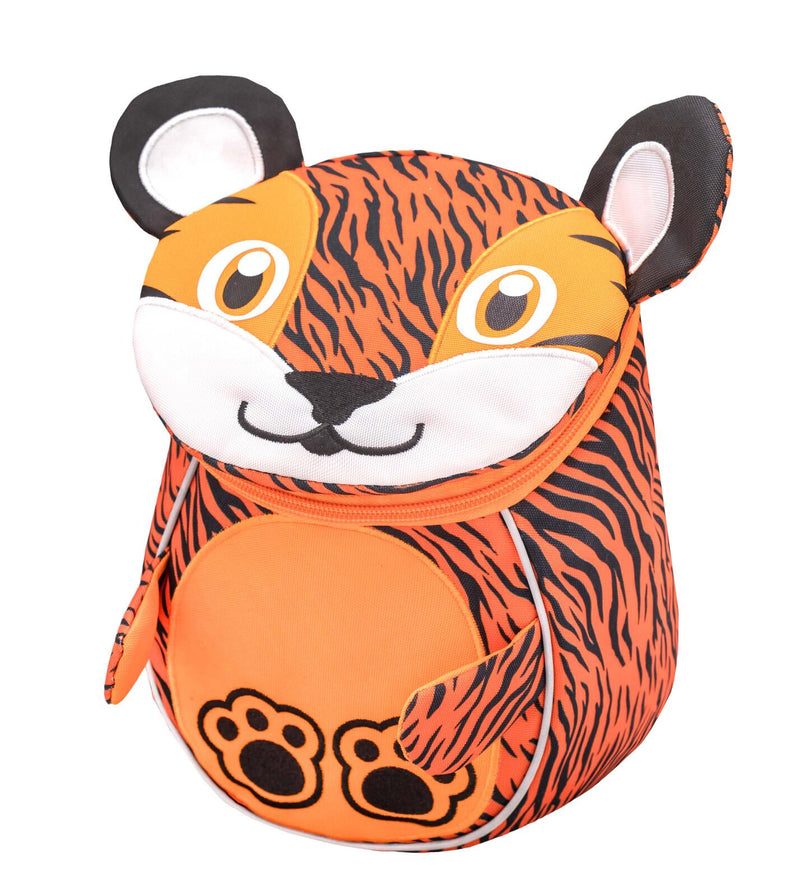 BELMIL® Kindergartenrucksack Mini Animals Tiger 18,0 x 11,0 x 25,0 cm orange/schwarz 4,0 l