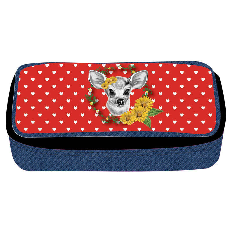 BELMIL® Schulranzen-Set Comfy Little Cute Friends Daisy 26,0 x 19,0 x 42,0 cm rot 18 l