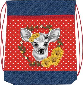 BELMIL® Schulranzen-Set Comfy Little Cute Friends Daisy 26,0 x 19,0 x 42,0 cm rot 18 l