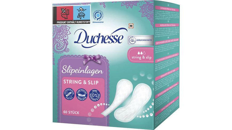 Duchesse Slipeinlagen String & Slip, 60 St.