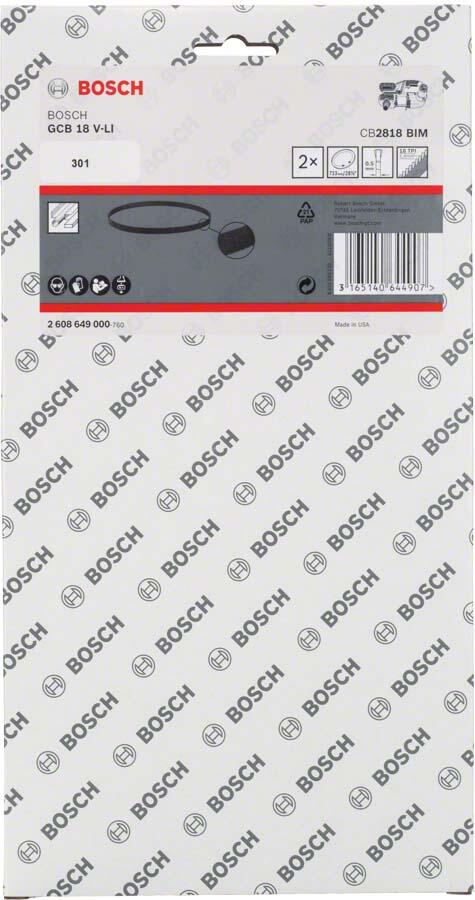 BOSCH CB281418 BIM Bandsägeblätter 2 St.