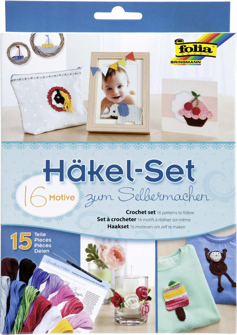 folia Häkel-Set 15-tlg.