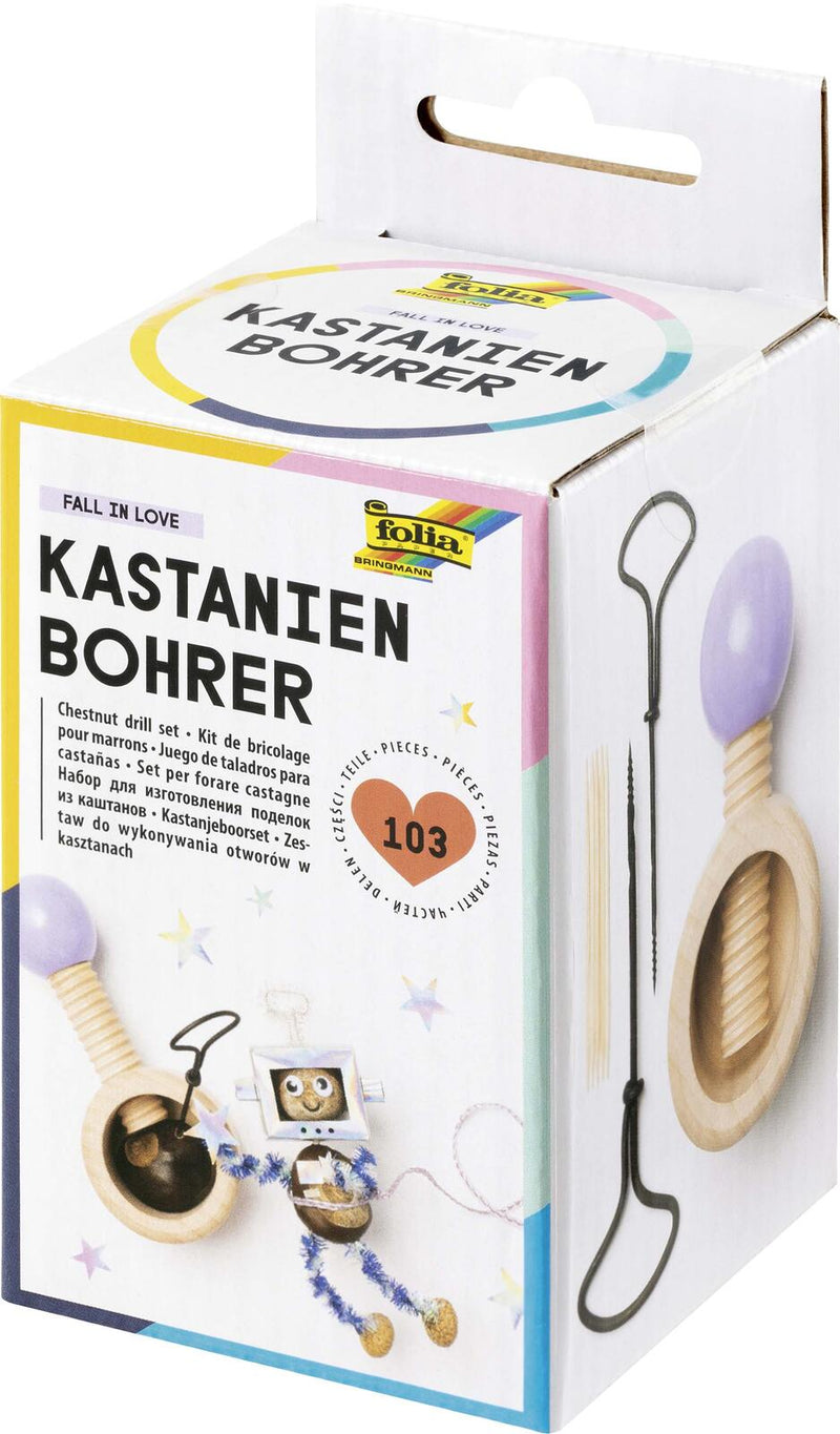 folia Bastelset Kastanienbohrer-Set