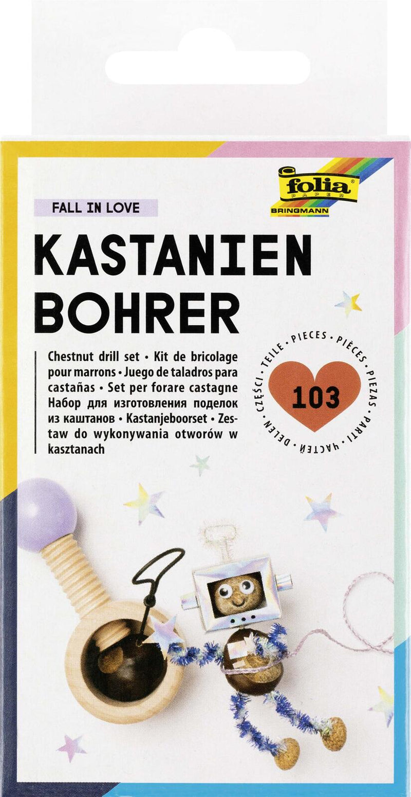 folia Bastelset Kastanienbohrer-Set