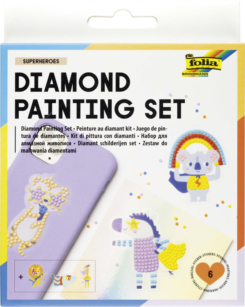 folia Diamond Painting Superheroes