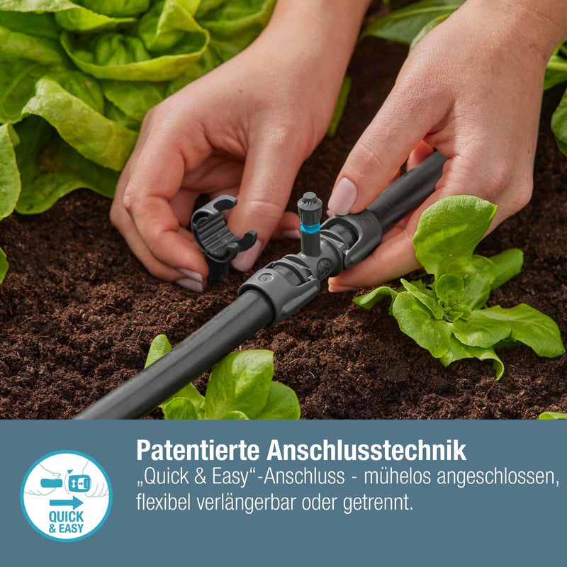 GARDENA Anschlussstück für Tropfschlauch Micro-Drip-System T-Stück für Sprühdüsen 13 mm (1/2')