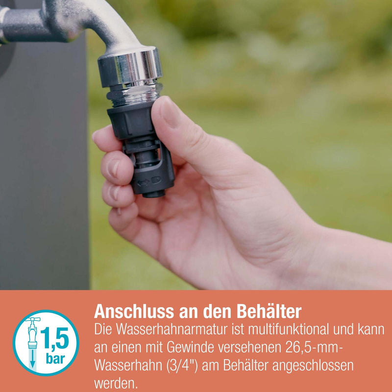 GARDENA Hahnanschluss Micro-Drip-System 13 mm (1/2') – 4,6 mm (3/4')
