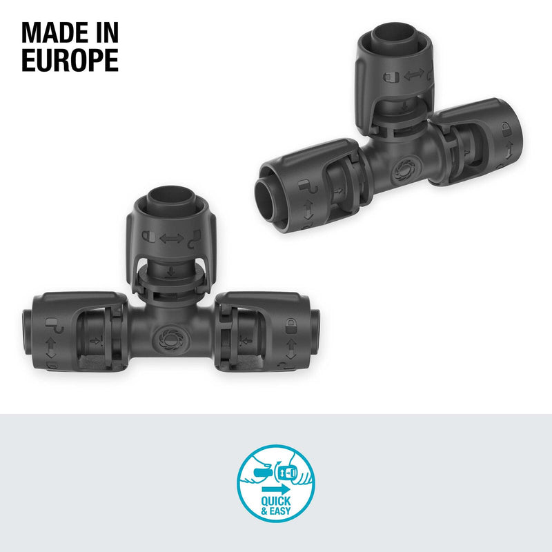 GARDENA Anschlussstück für Tropfschlauch Micro-Drip-System T-Stück 13 mm (1/2')