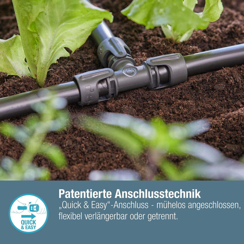 GARDENA Anschlussstück für Tropfschlauch Micro-Drip-System T-Stück 13 mm (1/2')