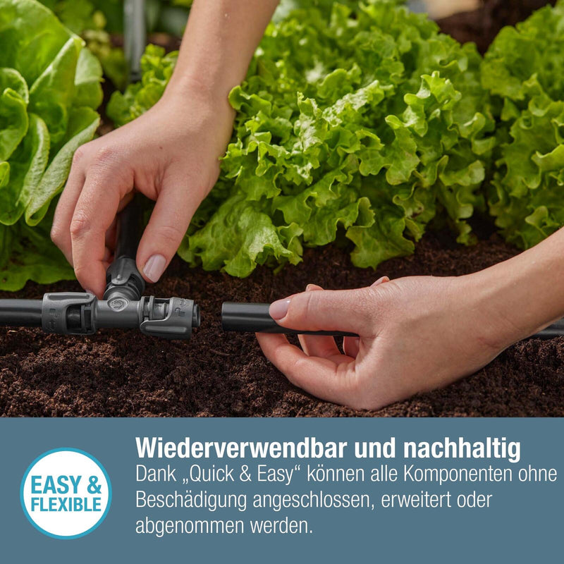GARDENA Anschlussstück für Tropfschlauch Micro-Drip-System T-Stück 13 mm (1/2')