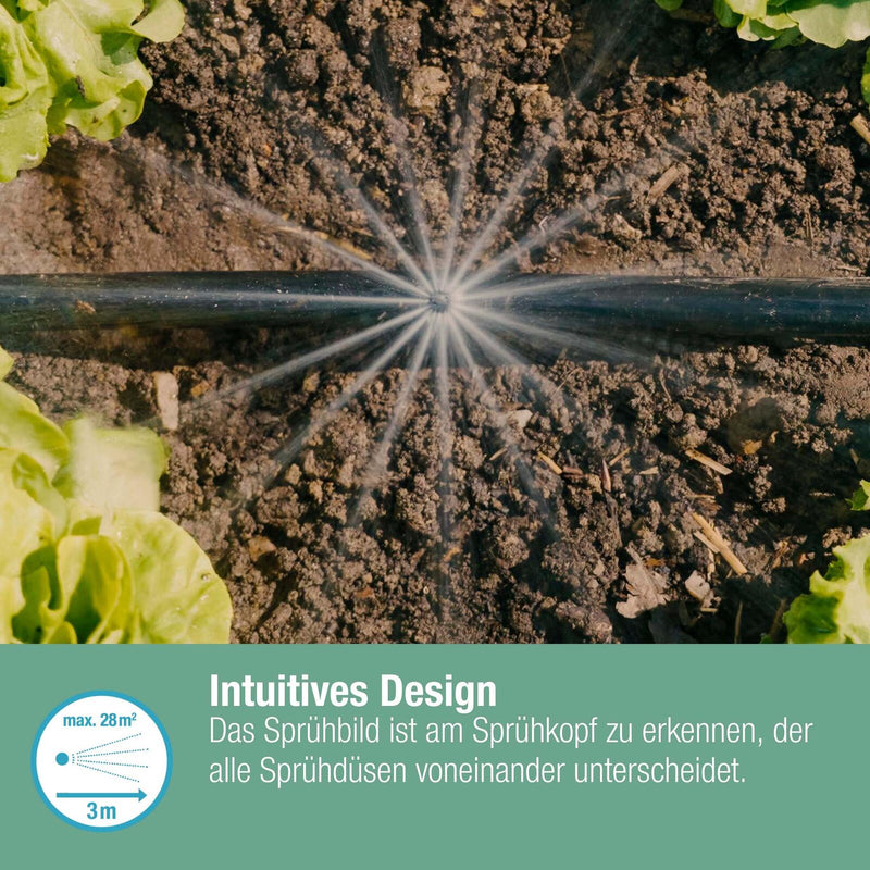 GARDENA Düse für Tropfschlauch Micro-Grip-System 360°