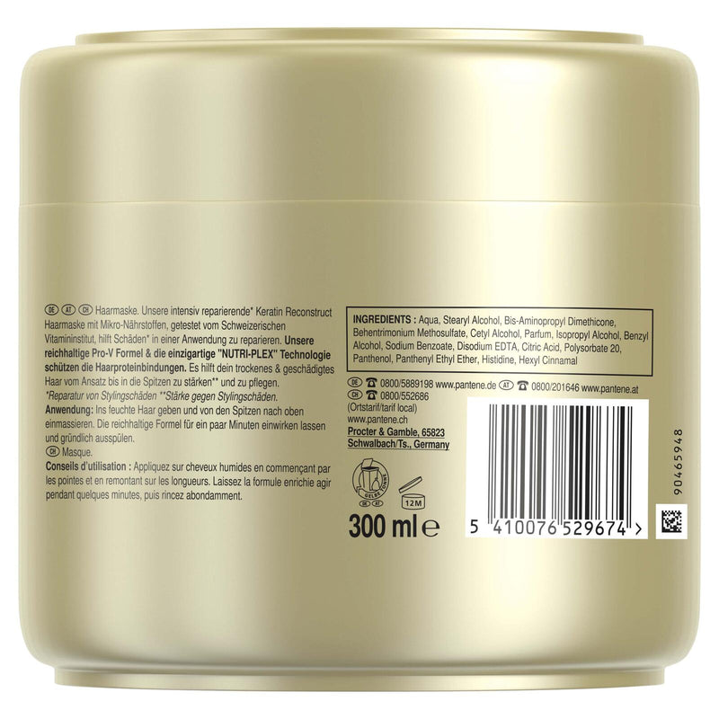 PANTENE PRO-V REPAIR & CARE KERATIN RECONSTRUCT Haarmaske 300 ml