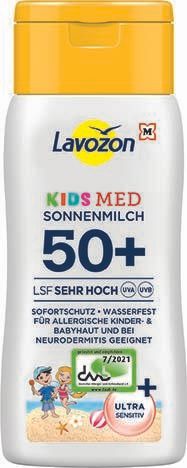 Lavozon LSF 50+Sehr Hoch Kids Med Sonnenmilch 200 ml