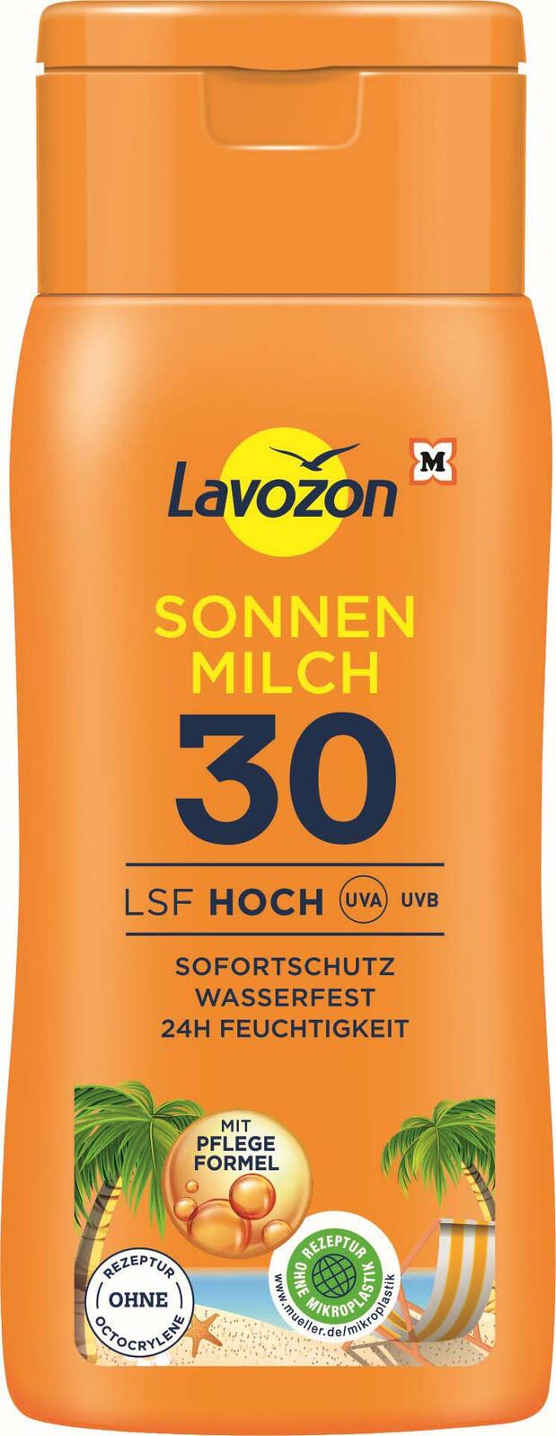 Lavozon LSF 30 Hoch Sonnenmilch 200 ml