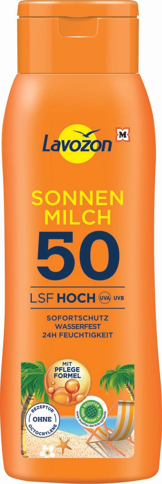 Lavozon LSF 50 Hoch Sonnenmilch 400 ml