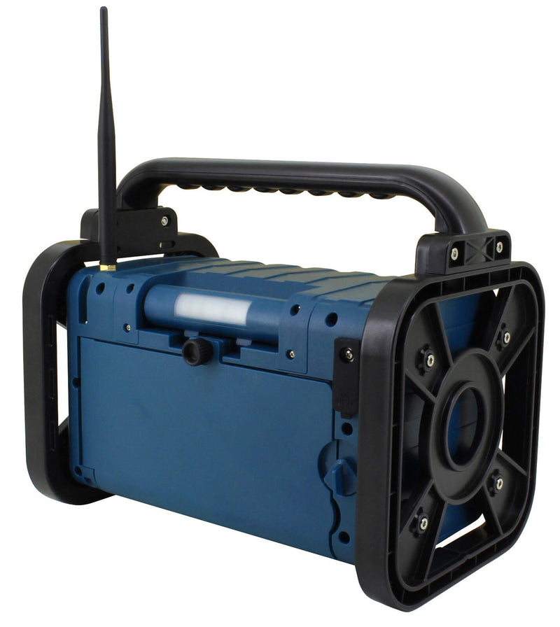 soundmaster DAB85BL Baustellenradio blau, schwarz