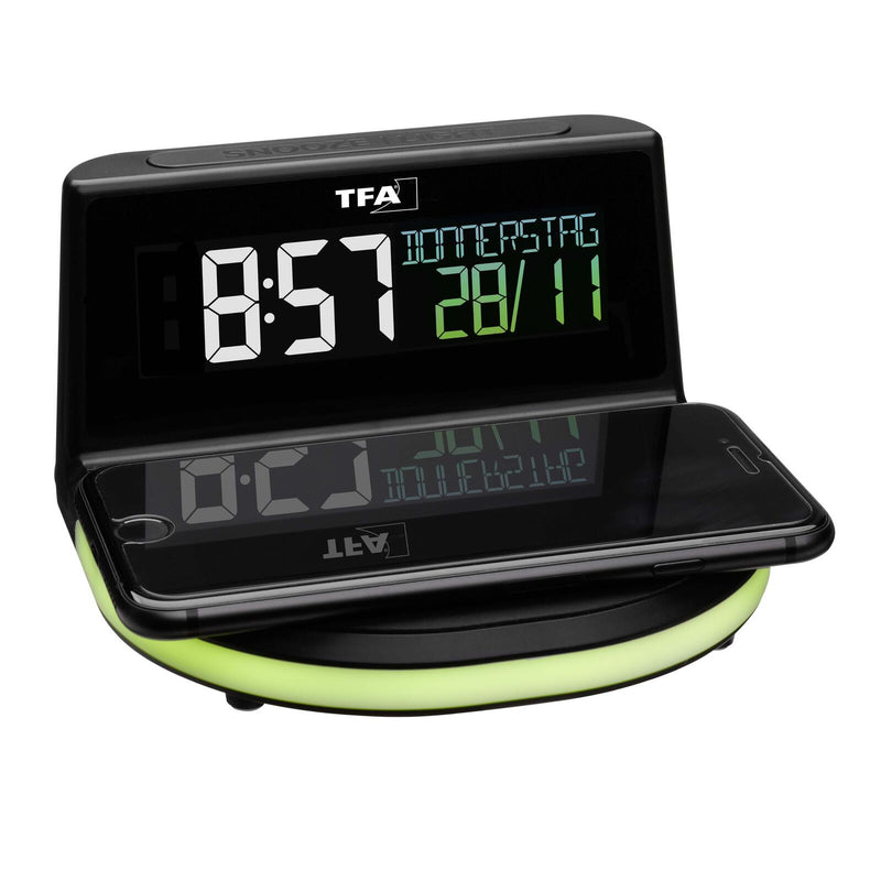 TFA Wecker CHARGE IT Wireless