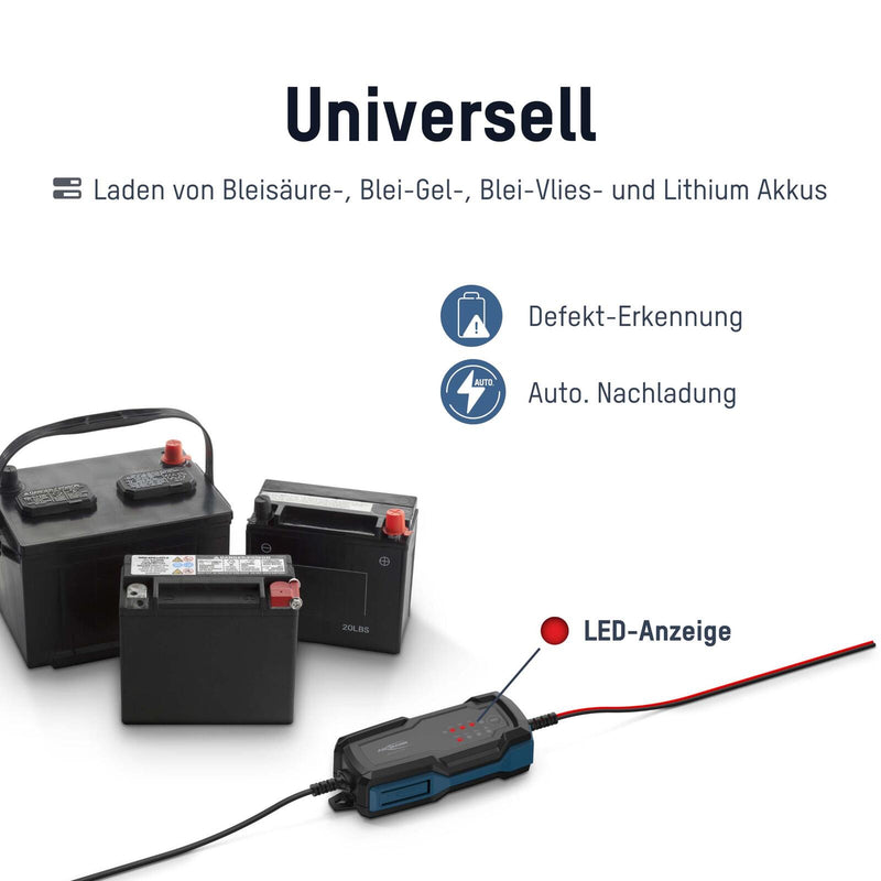 ANSMANN Autobatterie-Ladegerät BC 6-12V, 2A