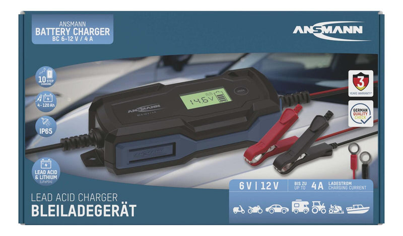 ANSMANN Autobatterie-Ladegerät BC 6-12V, 4A