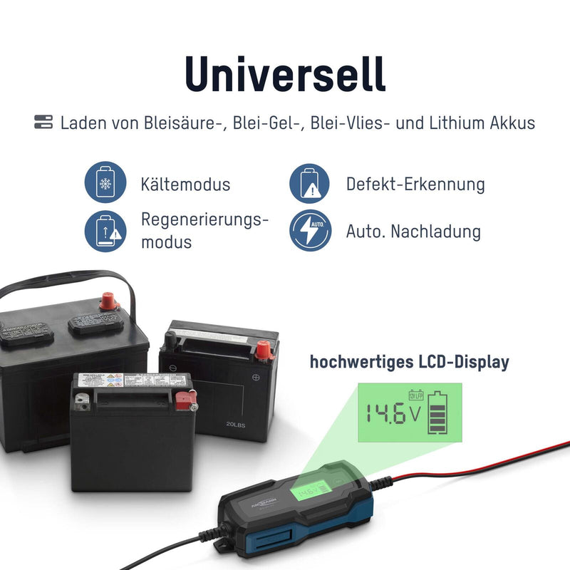 ANSMANN Autobatterie-Ladegerät BC 6-12V, 4A