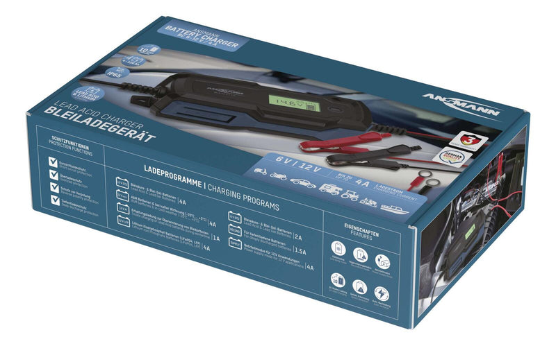 ANSMANN Autobatterie-Ladegerät BC 6-12V, 4A