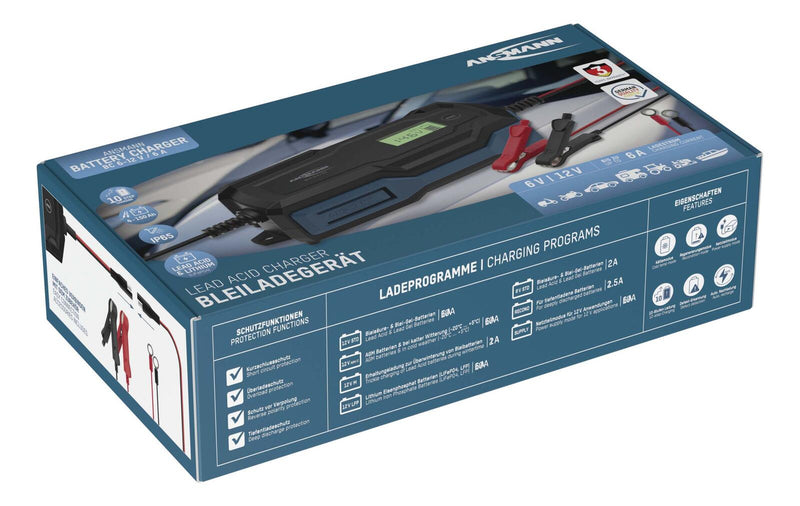 ANSMANN Autobatterie-Ladegerät BC 6-12V, 6A