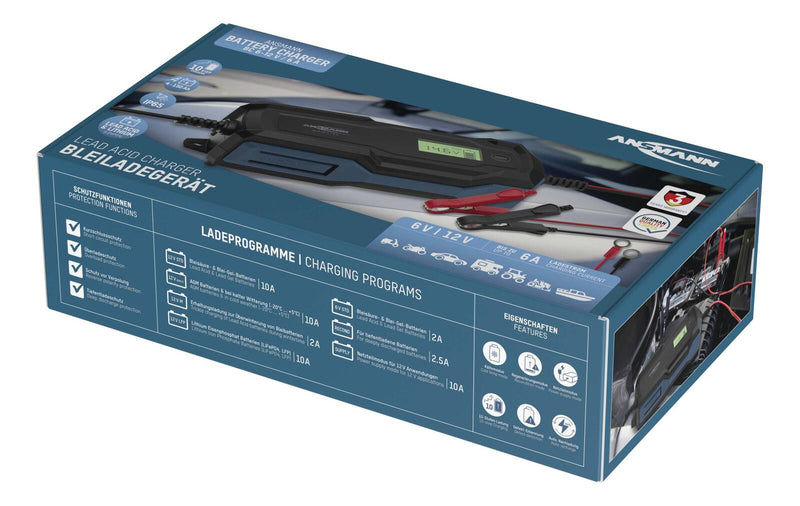 ANSMANN Autobatterie-Ladegerät BC 6-12V, 6A