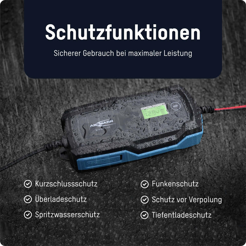 ANSMANN Autobatterie-Ladegerät BC 6-12V, 10A