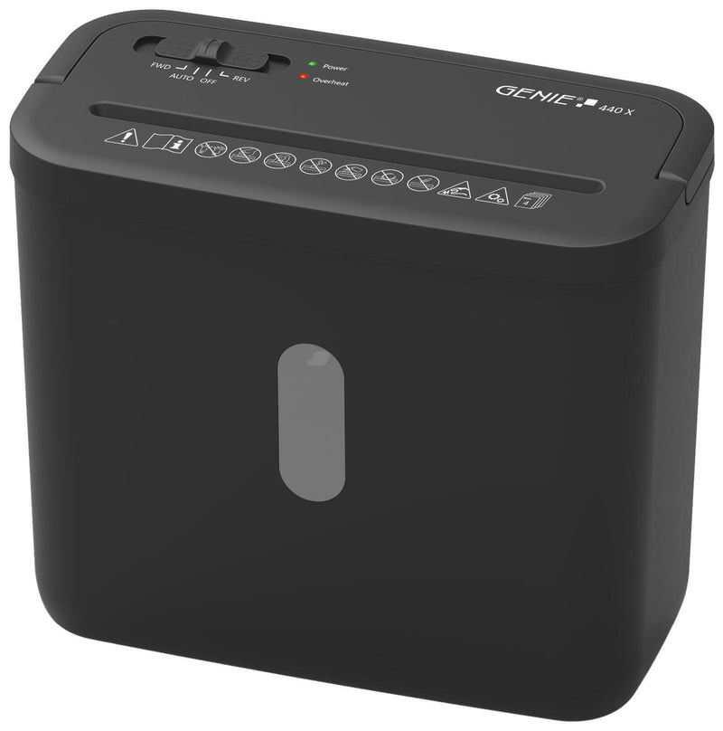 GENIE 440 X Aktenvernichter mit Partikelschnitt bis 4 Blatt schwarz