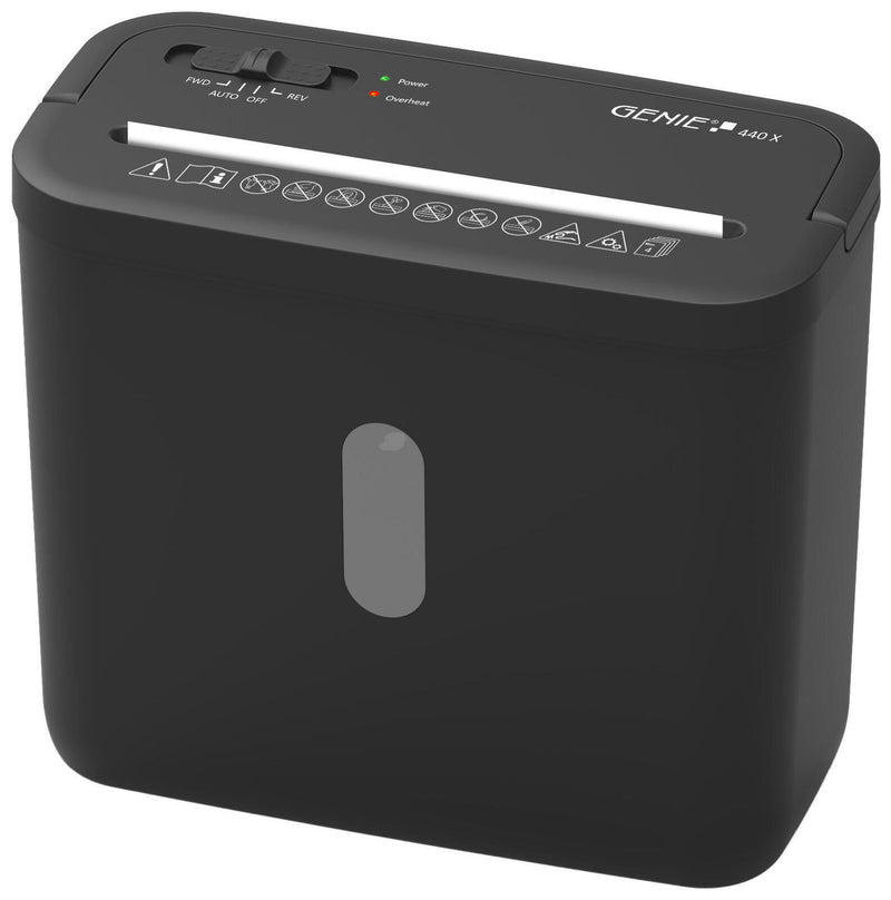 GENIE 440 X Aktenvernichter mit Partikelschnitt bis 4 Blatt schwarz