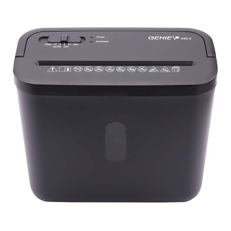 GENIE 440 X Aktenvernichter mit Partikelschnitt bis 4 Blatt schwarz