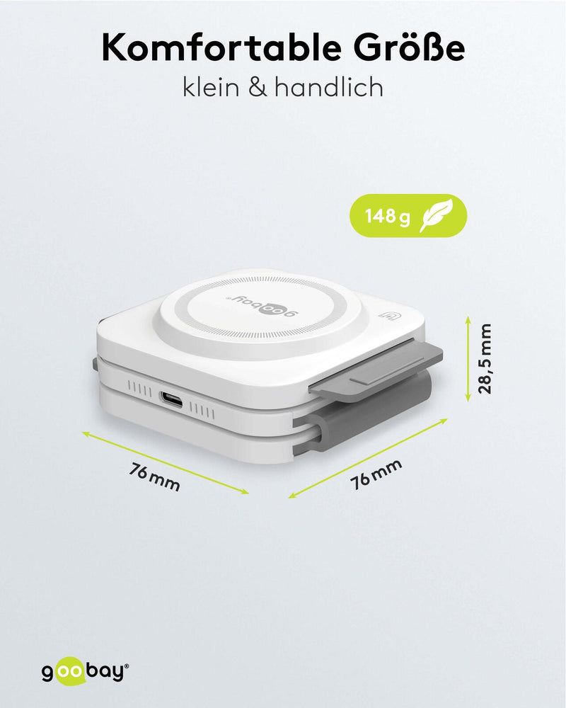 goobay Induktive Ladestation 3-in-1