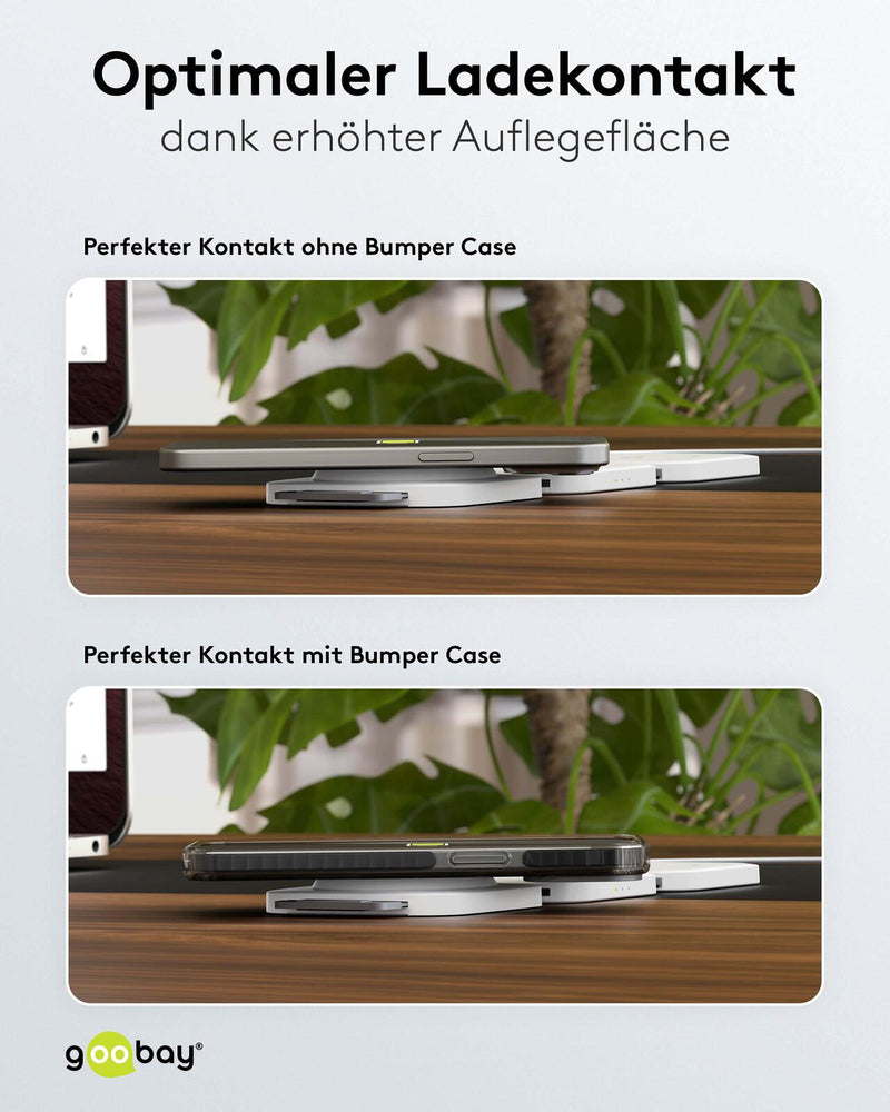 goobay Induktive Ladestation 3-in-1