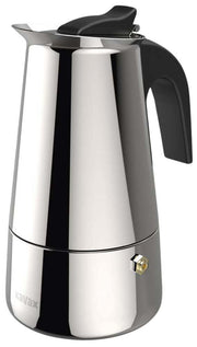 xavax® 4 Tassen Espressokocher silber/schwarz