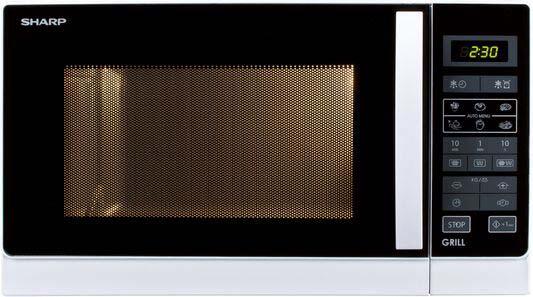 SHARP Mikrowelle R-742 silber