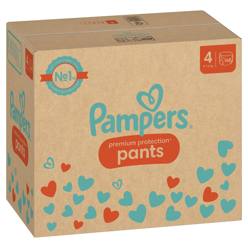 Pampers® Windeln premium protection™ Größe 4 168ST für Babys und Kleinkinder (4-18 Monate)