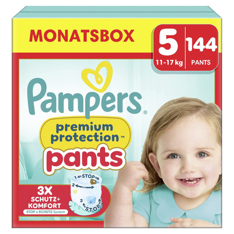 Pampers® Windeln premium protection™ Größe 5 144ST für Babys und Kleinkinder (4-18 Monate)
