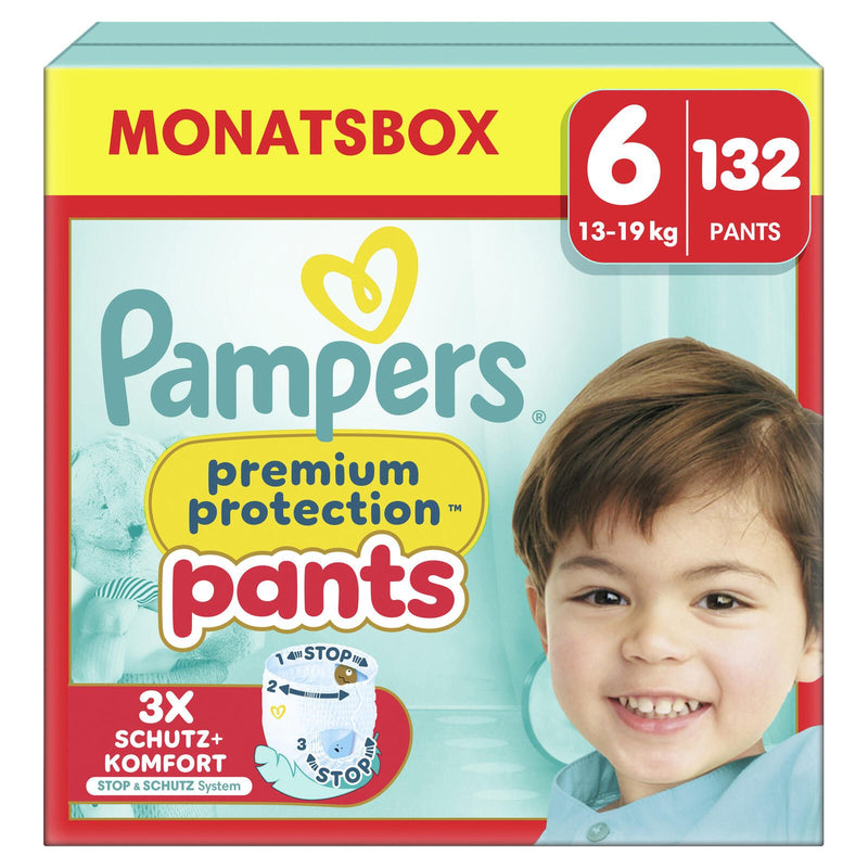 Pampers® Windeln premium protection™ Größe 6 132ST für Kids und Teens (4-12 Jahre)