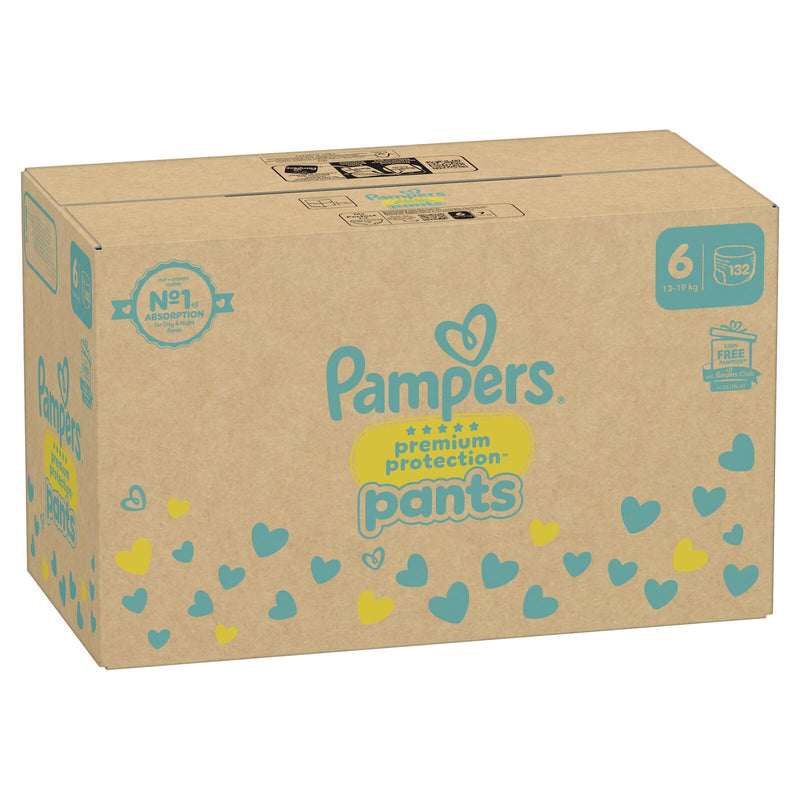 Pampers® Windeln premium protection™ Größe 6 132ST für Kids und Teens (4-12 Jahre)