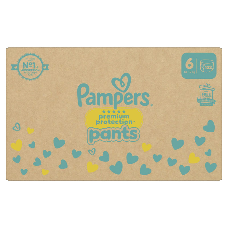Pampers® Windeln premium protection™ Größe 6 132ST für Kids und Teens (4-12 Jahre)