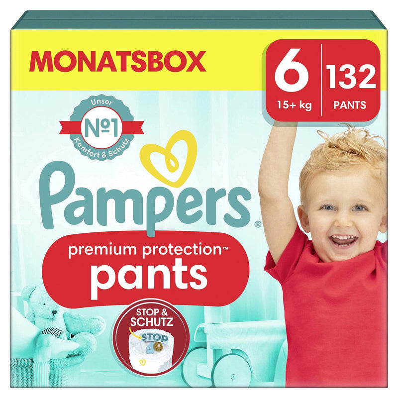 Pampers® Windeln premium protection™ Größe 6 132ST für Kids und Teens (4-12 Jahre)