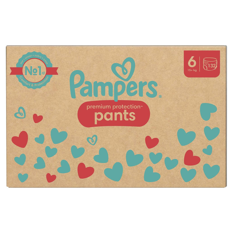 Pampers® Windeln premium protection™ Größe 6 132ST für Kids und Teens (4-12 Jahre)